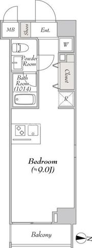プレール・ドゥーク錦糸公園NORTHの間取り画像