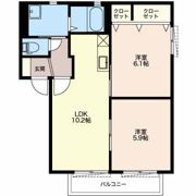 パークハイムAの間取り画像