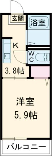 ピースフルAの間取り画像