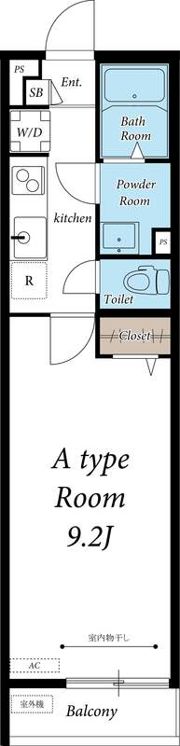 リブリ・Espoir 弐番館の間取り画像