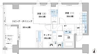 ガーデニエール砧レジデンスの間取り画像