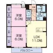 シャルマンソレイユAの間取り画像