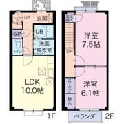 ファミール上町の間取り画像