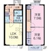 ファミール上町の間取り画像