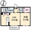アトラクト小山 A棟の間取り画像