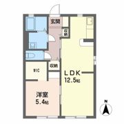 ルーチェレ・ドーマ B棟の間取り画像