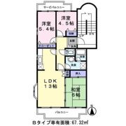 ビューテラスパティオの間取り画像