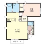 クールヴェールCの間取り画像