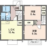 アベニューMIYAKO Cの間取り画像