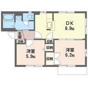 マイネハイマート藤塚 Hの間取り画像