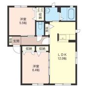 エリアントBの間取り画像