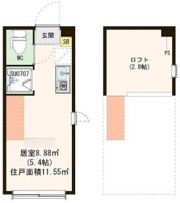 ハーモニーテラス桜上水Ⅲの間取り画像