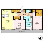 アイチ8 A棟の間取り画像