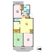 ジャスティス 1番館の間取り画像