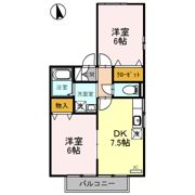 セジュールSAKUDAⅢの間取り画像