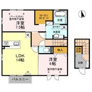 グランドソレイユ Bの間取り画像