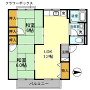 ティファニー21 B棟の間取り画像