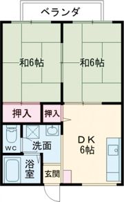 パナハイツ青木の間取り画像