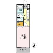 ヴィラフローラⅠの間取り画像