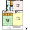 セジュールフレア A棟の間取り画像
