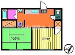 プチハイツ岩瀬の間取り画像