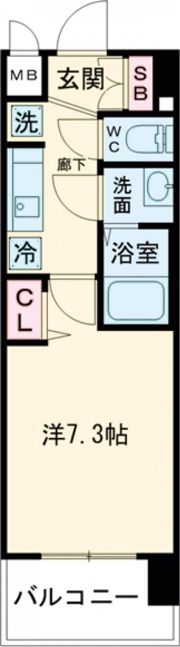 プレサンスTHE KYOTO 流雅の間取り画像