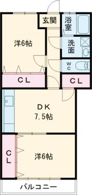 ルピナス1番館の間取り画像