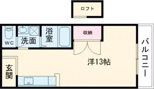 メゾンフェミニ富雄の間取り画像