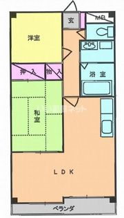 ヒルズ小山台Ⅲの間取り画像