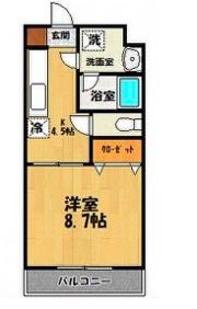 コンフィアンスの間取り画像