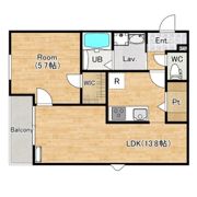 シエーナ楠葉ジェミオスの間取り画像