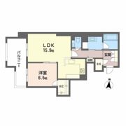 シャーメゾンリュクス大濠の間取り画像