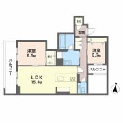 シャーメゾンリュクス大濠の間取り画像