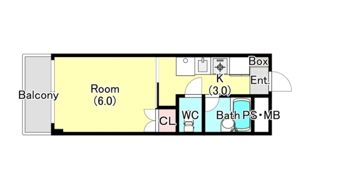 パルティール昭島の間取り画像