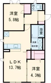ローズガーデンの間取り画像