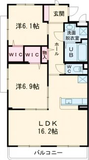 エムズ フレッチェの間取り画像