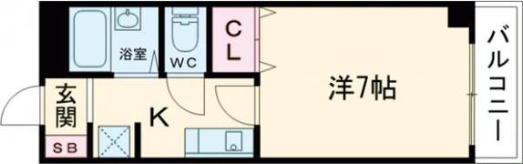 サントマンション大津の間取り画像