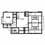 あしべハイツの間取り画像