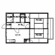 あしべハイツの間取り画像