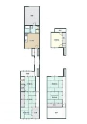 高岡市守護町貸家の間取り画像