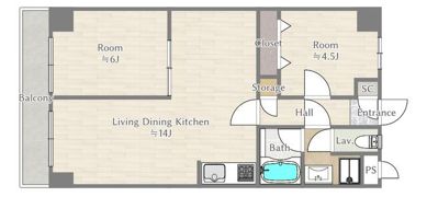 センチュリー鹿沼の間取り画像