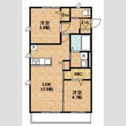 GUCCIフィールドⅡの間取り画像