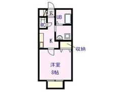 パセオ賀庄Aの間取り画像