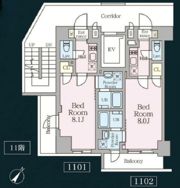 マデリア町田の間取り画像