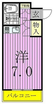 オークハイツの間取り画像