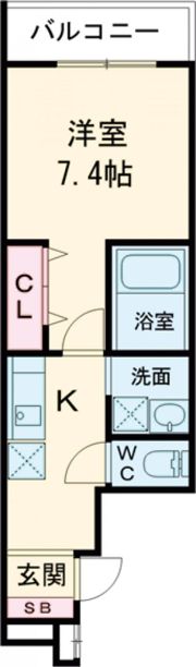 フジパレス今津中ウエストの間取り画像