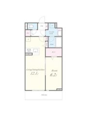 LUCIE TSⅡ(ルシエ ティエスツー)の間取り画像