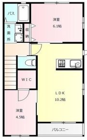 グレイス ノーティア Aの間取り画像