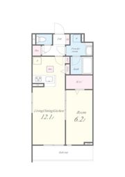 LUCIE TSⅡ(ルシエ ティエスツー)の間取り画像