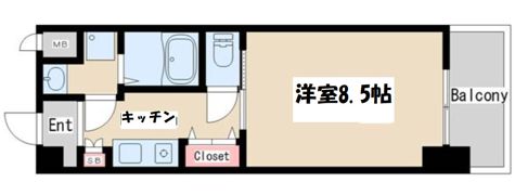 グレンパーク兵庫駅前の間取り画像